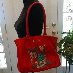 Isabella Fiore Stunning Leather Cross body Purse